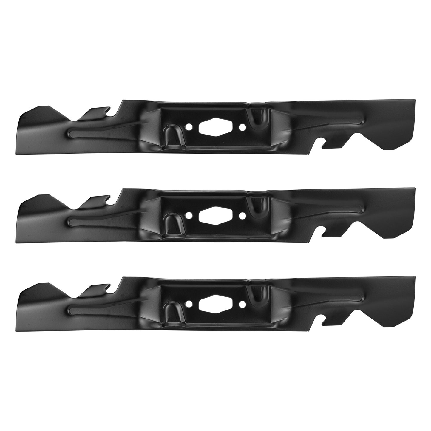 3PCS Diamond Hole Mulching Blades Replaces 742P05086-X CMXGZAM110205 for 54" MTD Cub Cadet Craftsman