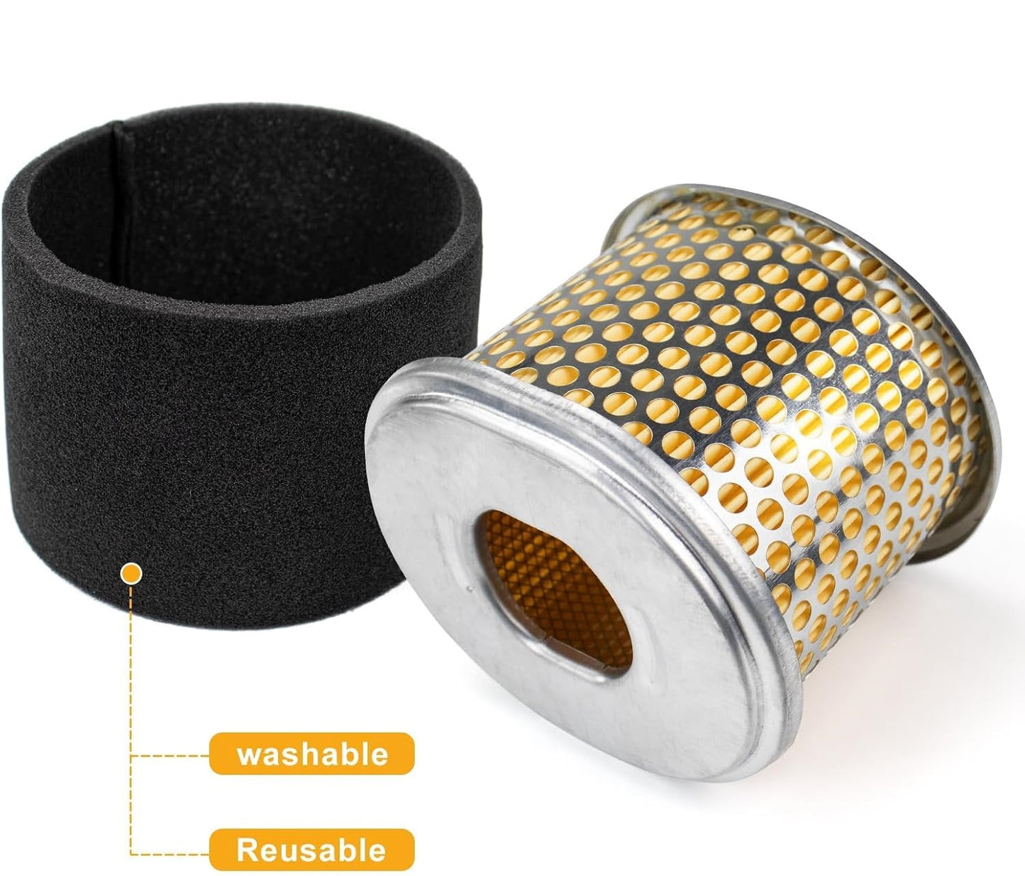 Air Filter for Honda GX340 GX390 188F 190F 11HP 13HP 4-Stroke Engine 17210-ZE3-505