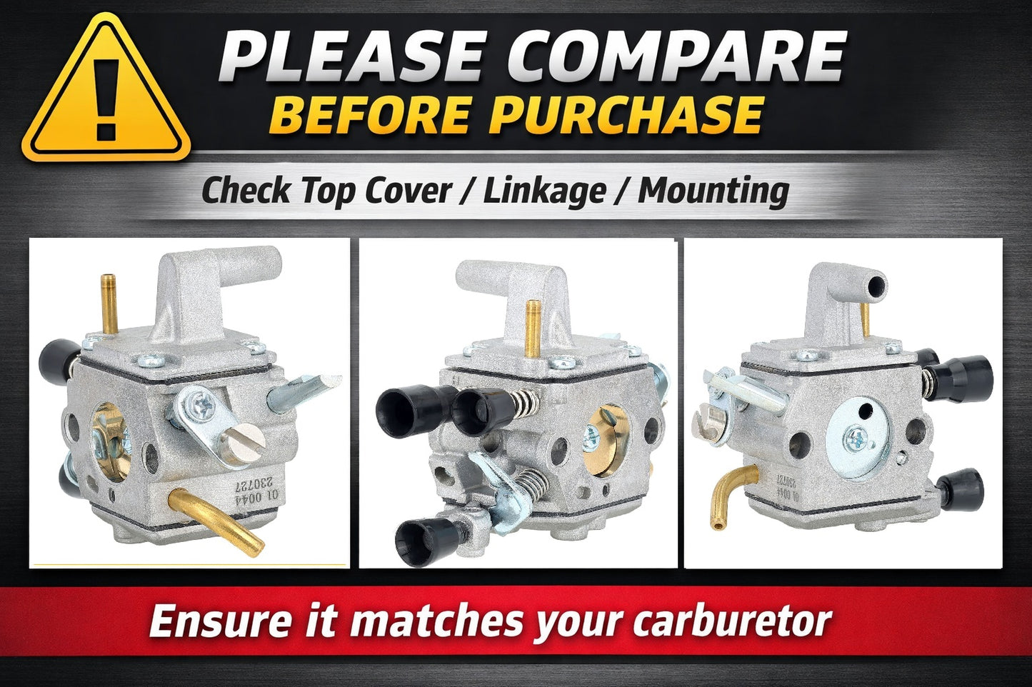 Carburetor for STIHL FS120 FS120R FS200 FS200R Replaces 4134-120-0653 ZAMA C1Q-S83 C1Q-S162