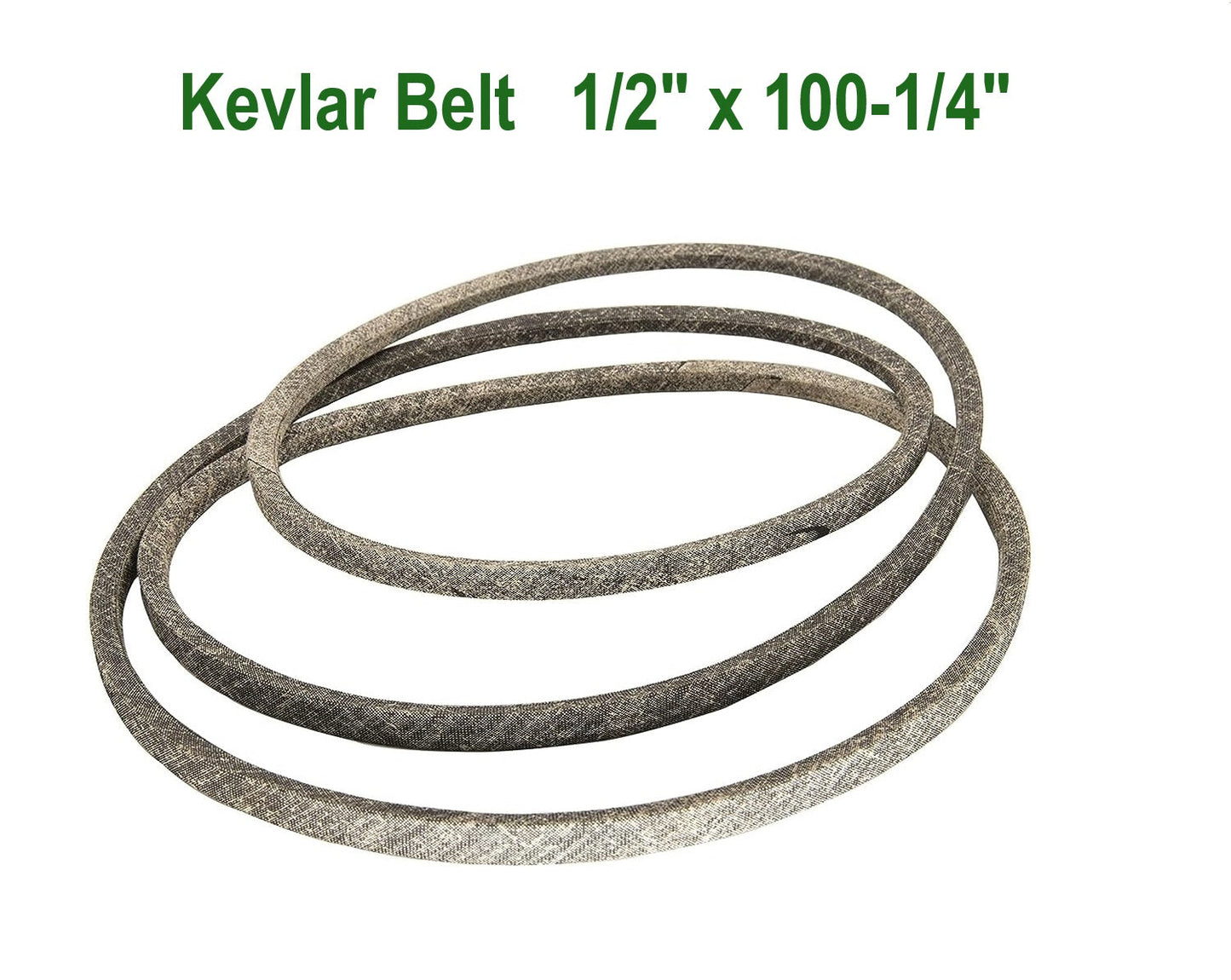 Kevlar belt for Husqvarna Ariens AYP 197253 21546422, 21547025, 21547238 1/2" x 100 1/4"