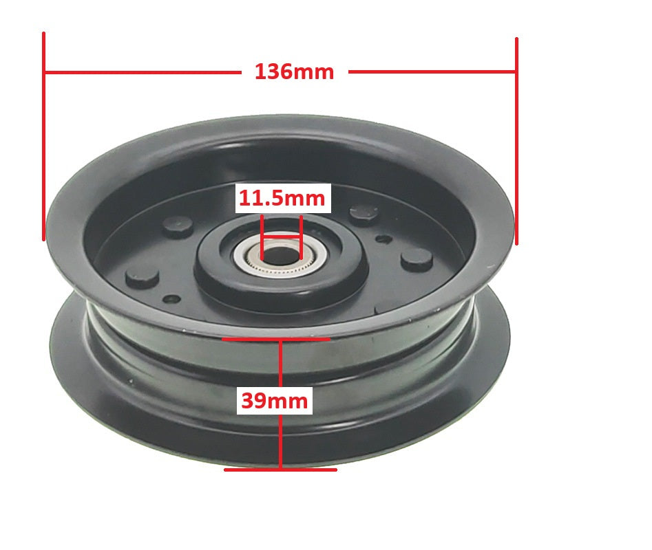Flat Idler Pulley 196104 for Husqvarna Craftsman Poulan 532196104 532197380
