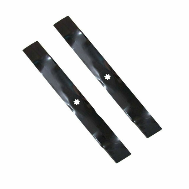 42" Mulching Blades For John Deere 7 Point Star Hole GX22151, GY20850 (2 pack)