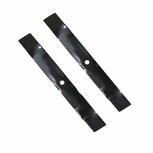 42" Side-discharge/high-lift Blades For John Deere 7 Point Star Hole GX22151, GY20850 (2 pack)