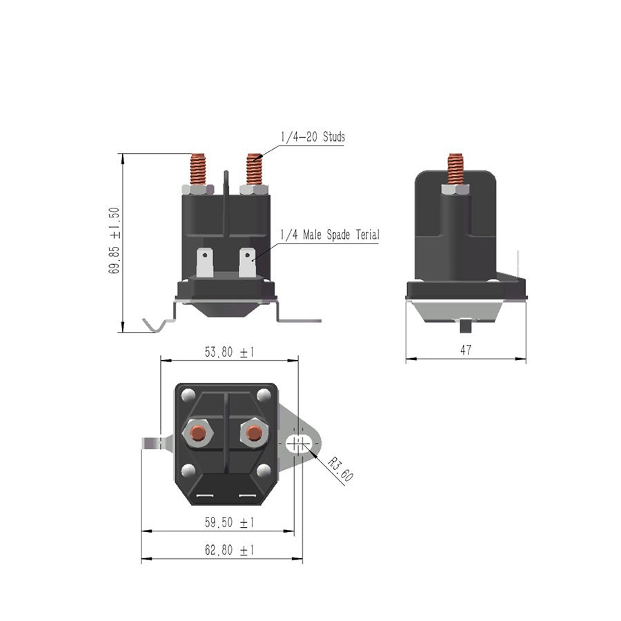 Solenoid Starter Relay 582042802 for Poulan Husqvarna 532192507 192507 582042801