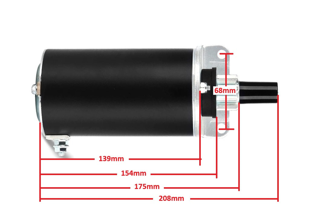 10 Teeth Starter Motor 41022022 21163-7007 For Cub Cadet Kawasaki John Deere