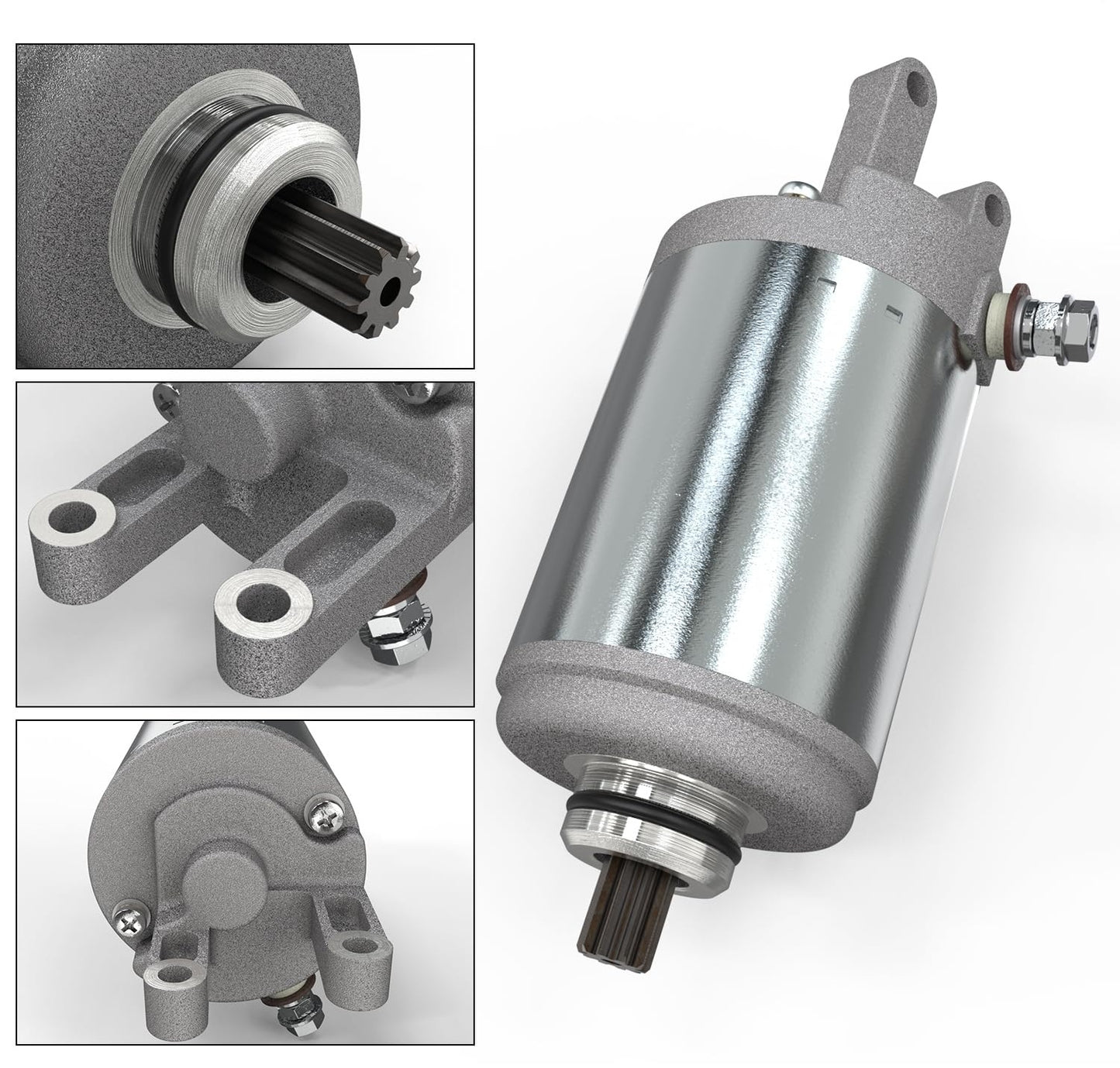 10 Spline Starter Motor for Honda Big Red ATC250ES ATC250SX Fourtrax TRX250 1985-1986 31200-HA0-682