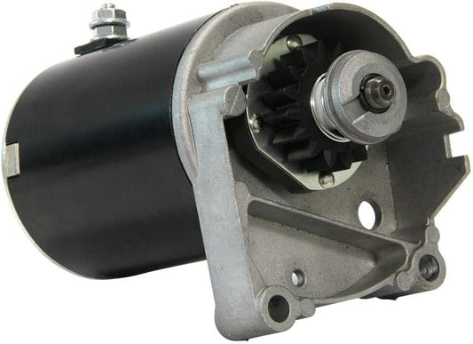 16 Teeth Starter Motor 497596 41022010 for Briggs & Stratton 14 16 18 HP V Twin With Free Gear