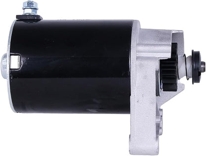 16 Teeth Starter Motor 497596 41022010 for Briggs & Stratton 14 16 18 HP V Twin With Free Gear