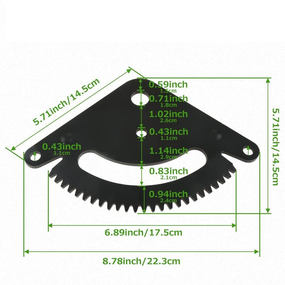 25 Teeth Steering sector Kit GX20052BLE for John Deere L Series & Sabre 14.5/42