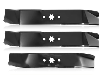 3-Blade Set for 46" Deck Replacement for Cub Cadet MTD Troy-Bilt Toro 742-04125 & 742-04124