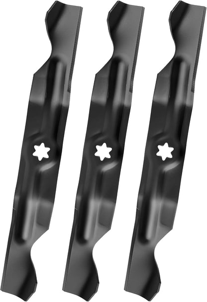 3-Blade Set for 50" Deck Replacement for Cub Cadet MTD Troy-Bilt 942-04053A 942-04053