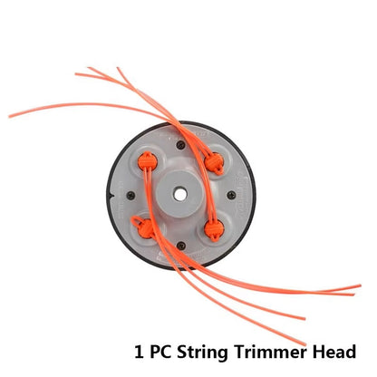 4 Lines Universal String Trimmer Head For Gasoline Lawn Mower Brush Cutter Head