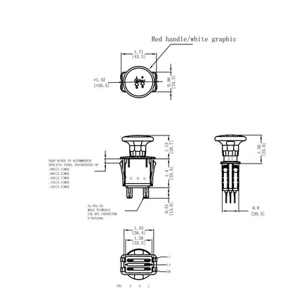 5 Pin Blade Clutch PTO Switch AM118802 1545600 957489