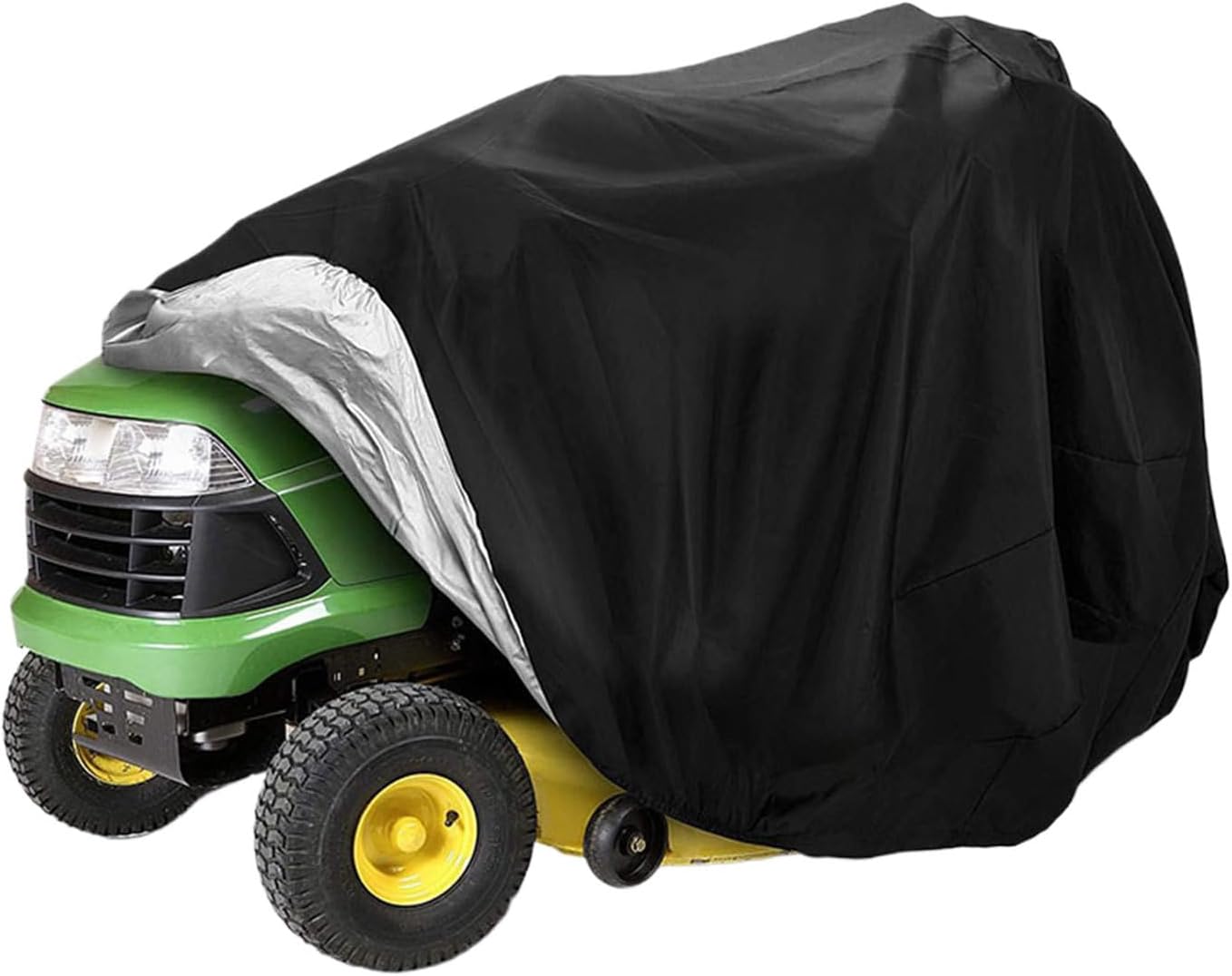 600D Heavy-Duty Silver Coated Ride-On Mower Cover – UV Resistant & Waterproof