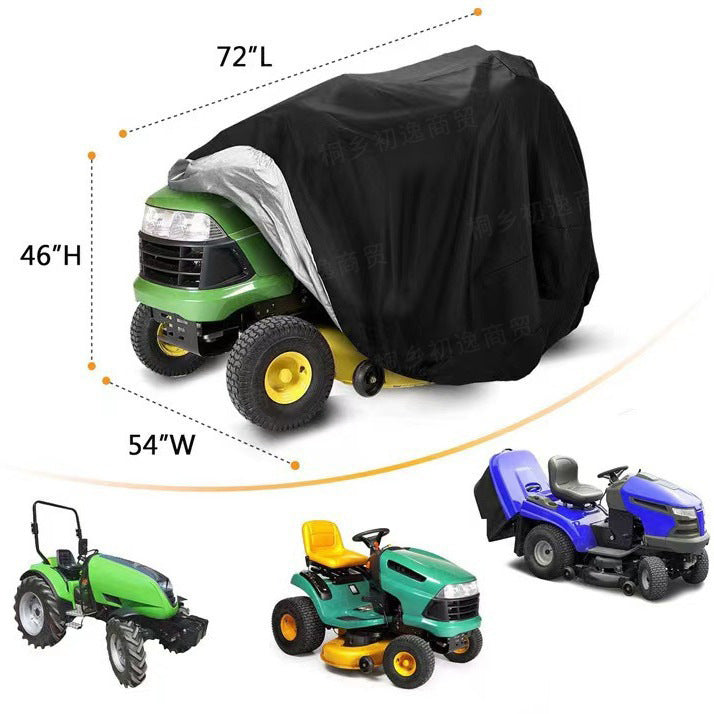 600D Heavy-Duty Silver Coated Ride-On Mower Cover – UV Resistant & Waterproof