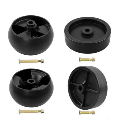 4 × Deck Wheels (5") Kit Replacement for 734-0973 & 734-04155