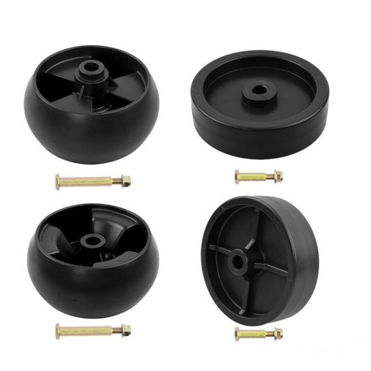 4 × Deck Wheels (5") Kit Replacement for 734-0973 & 734-04155