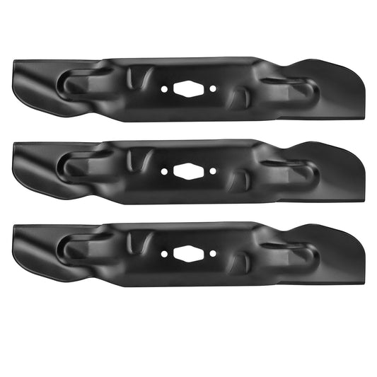 3PCS Diamond Hole Mulching Blades Replaces 742-05086 CMXGZAM110194 for 54" MTD Cub Cadet Craftsman