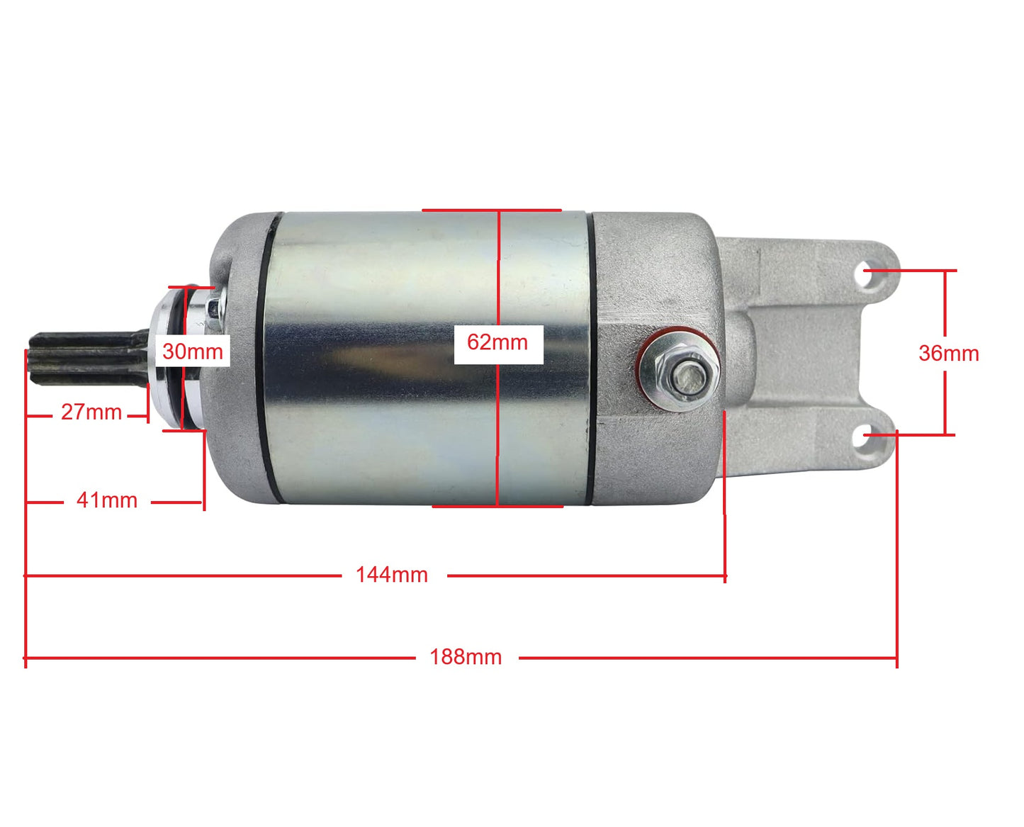 9 Teeth Starter Motor 31100-11H00 For Suzuki 450 LT450 LTA450X KingQuad ATV