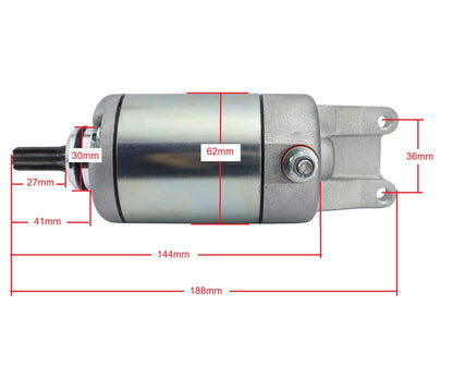 9 Teeth Starter Motor 31100-11H00 For Suzuki 450 LT450 LTA450X KingQuad ATV