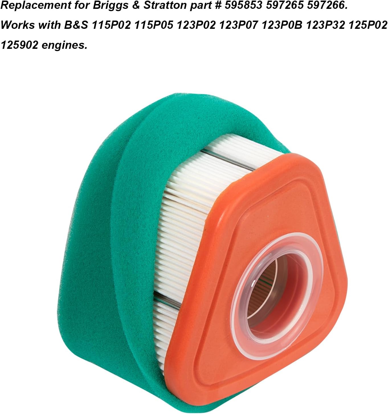 Air Filter Replace Briggs & Stratton 595853 597265