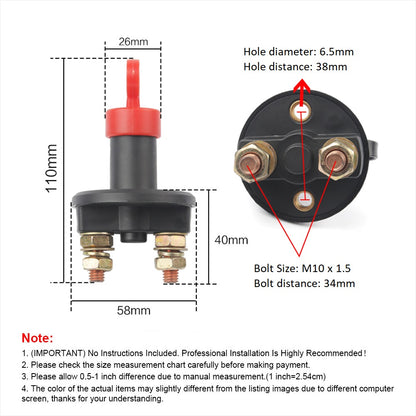 Battery Isolator Switch