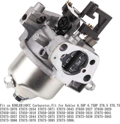 Carburetor 14 853 90-S For Kohler XT675 XT650 6.5hp 6.75hp 149cc Engine