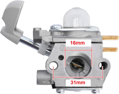 Carburetor 308054114 for Homelite 26B Leaf Blower UT09526 – Replaces 308054075