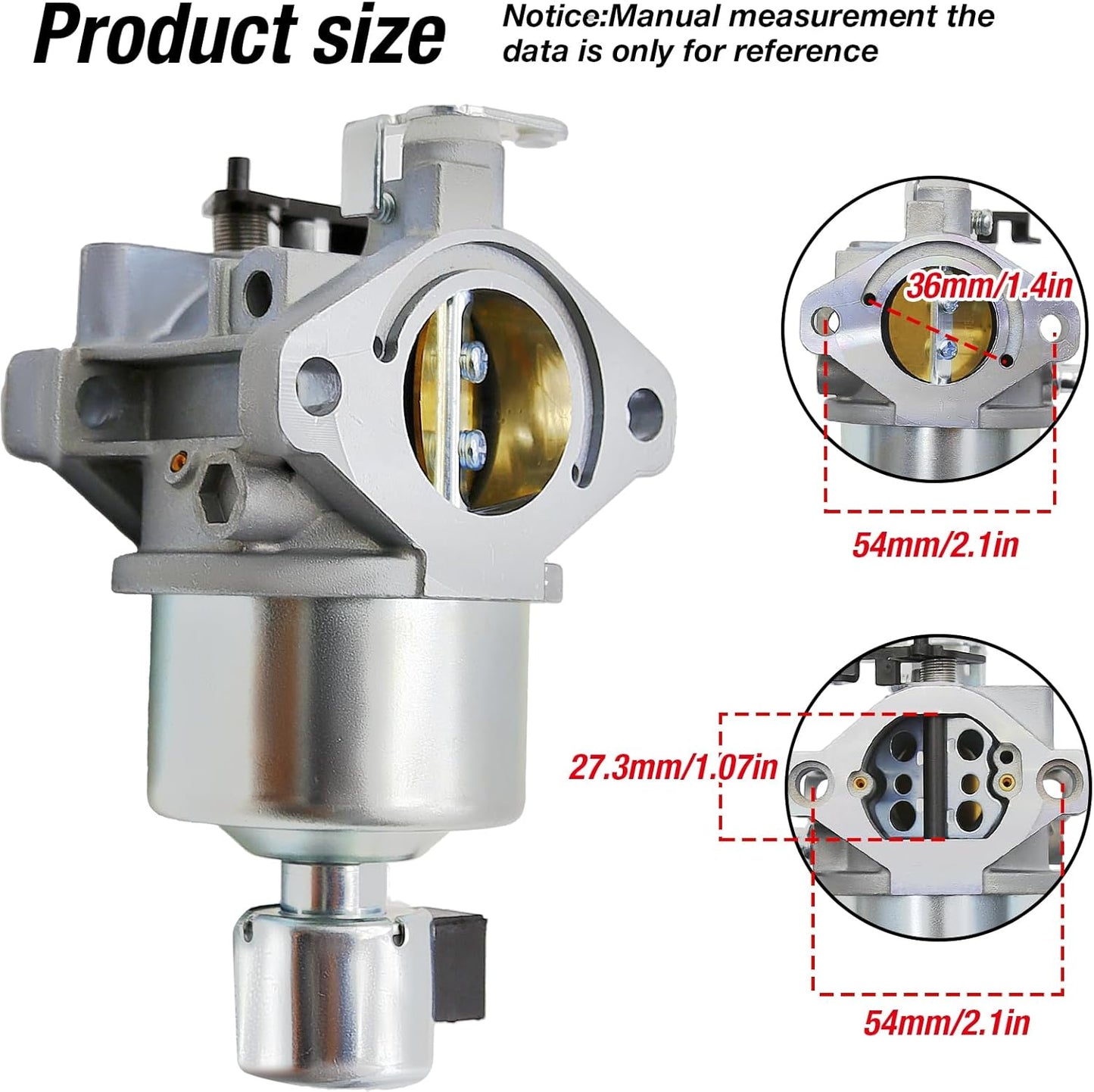 Carburetor Carb Compatible with Briggs &amp; Stratton 594605 792768 D262