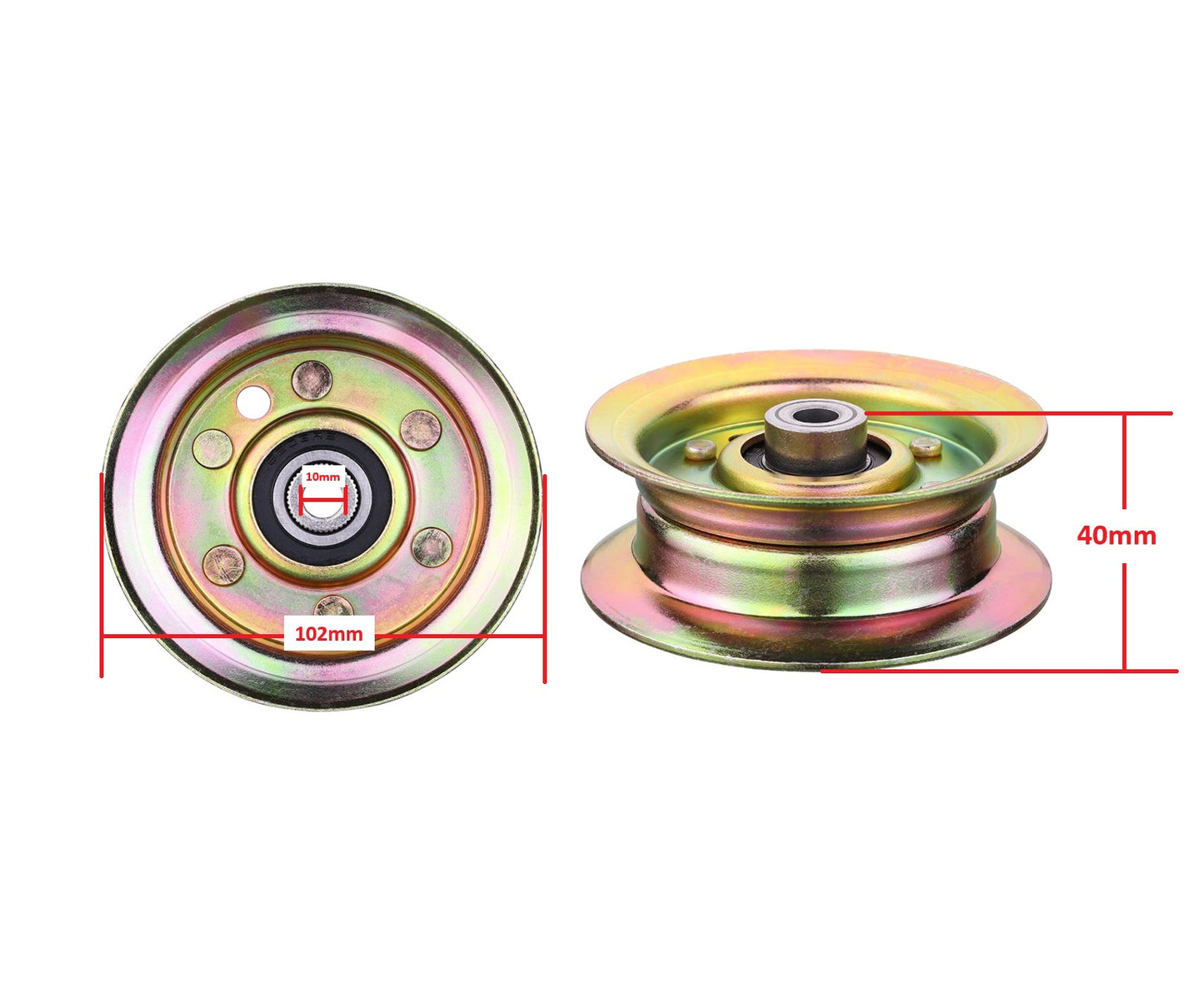 Idler Pulley Replace 177968, 532177968, 5321931-97, 532193197 and 193197 Pulley for Husqvarna, Craftsman Engine Pulley