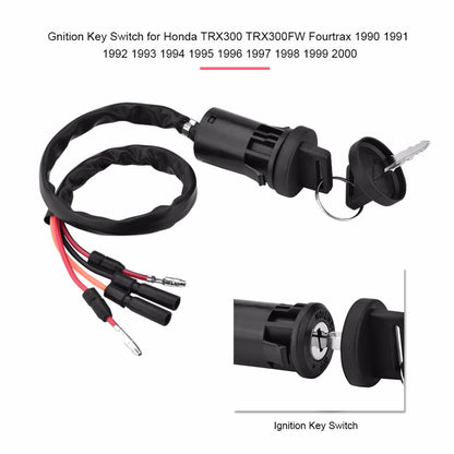 Ignition Switch & Two Keys for Honda ATV Quad TRX 300 & Fourtrax