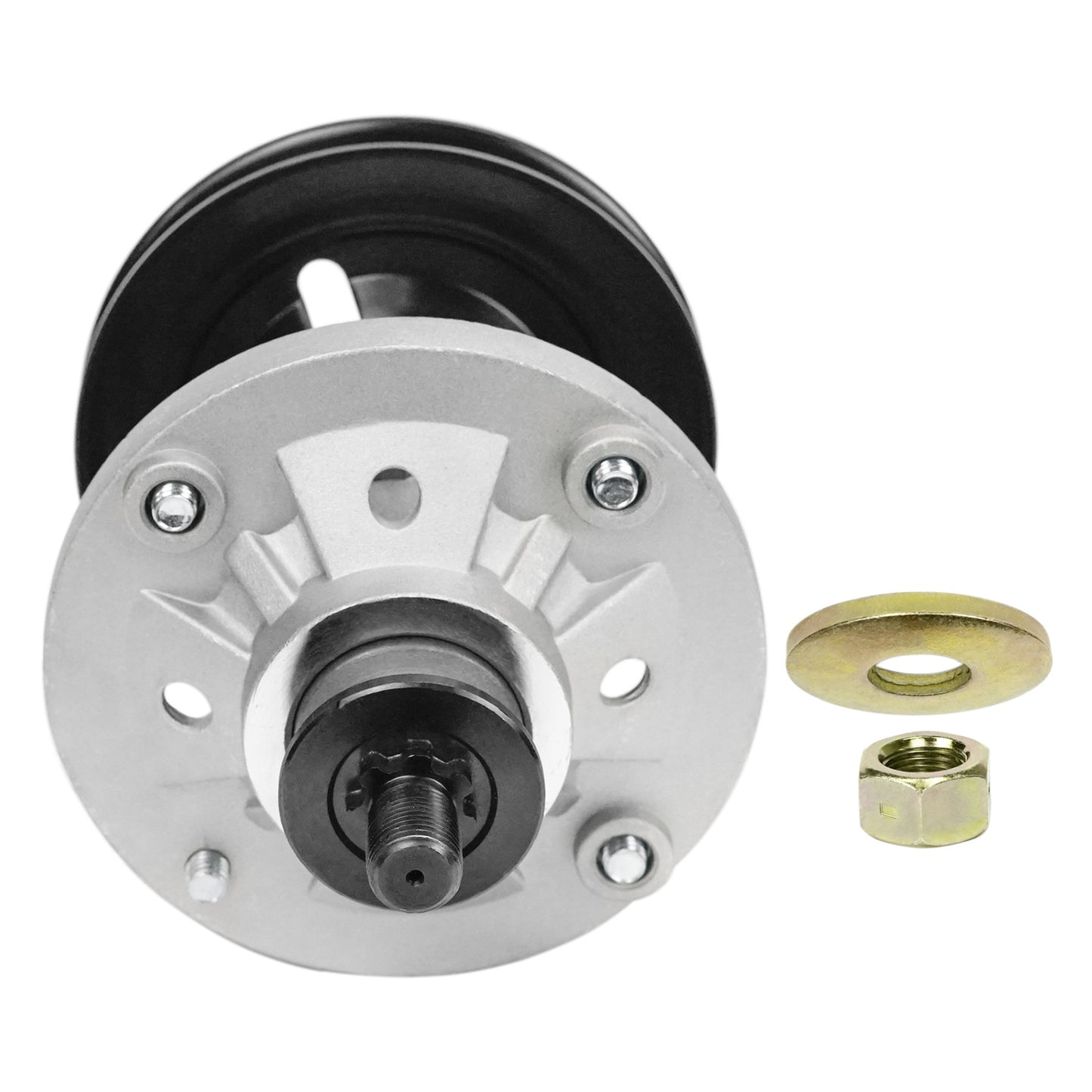 Spindle Assembly with Pulley for John Deere 48" Deck Replaces GY20454 & GX20335 / AUC15811 & M155979