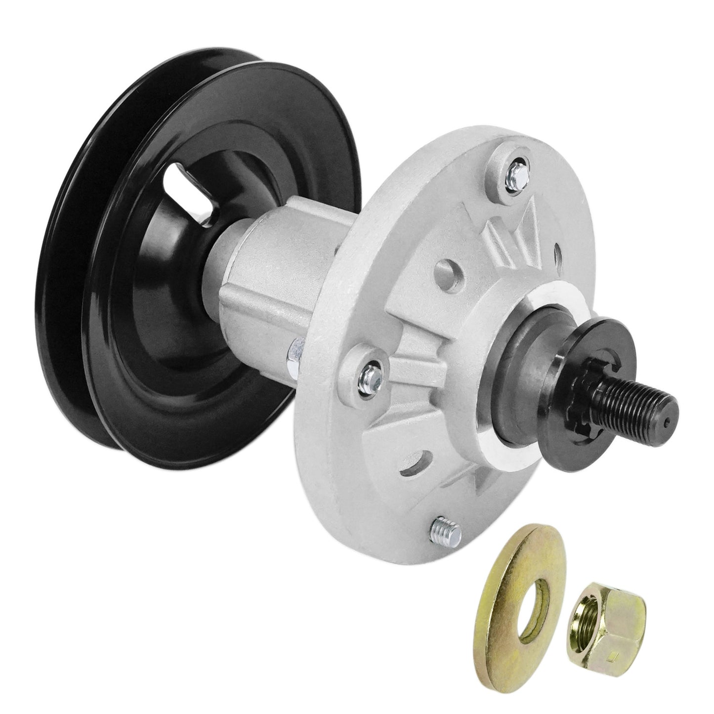 Spindle Assembly with Pulley for John Deere 48" Deck Replaces GY20454 & GX20335 / AUC15811 & M155979