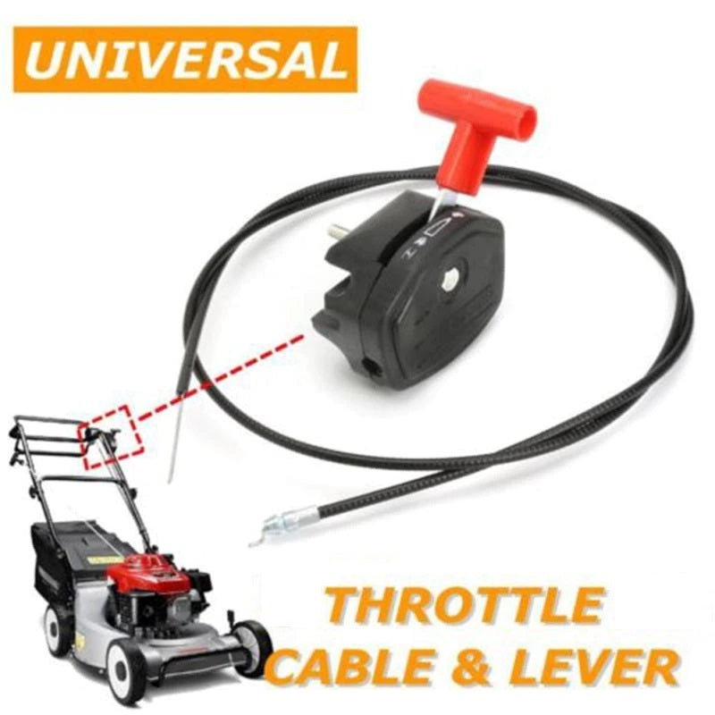 Universal Lawnmower Throttle Control Switch with 1.4m Cable