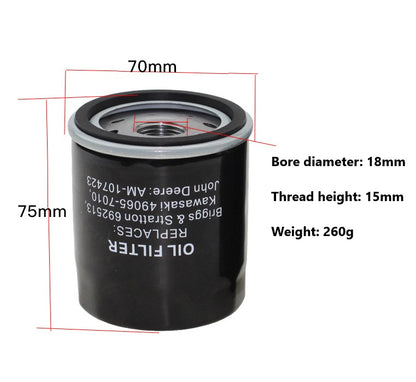 Oil Filter For Briggs & Stratton 692513 KAWASAKI 490652078 JOHN DEERE AMK107423