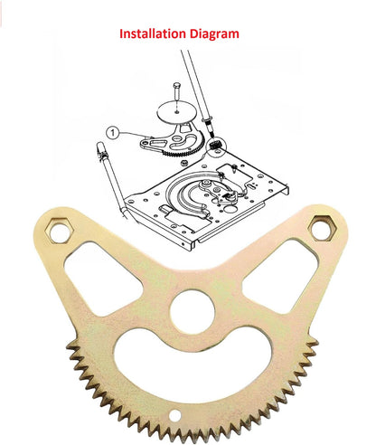 31 Teeth Steering Gear Segment 717-05225C for Cub Cadet XT1 XT2 MTD