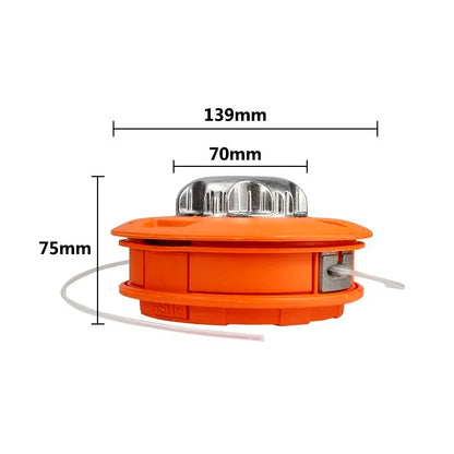 Universal M10 x 1.25 Trimmer Head for Weed Eater Brush Cutter